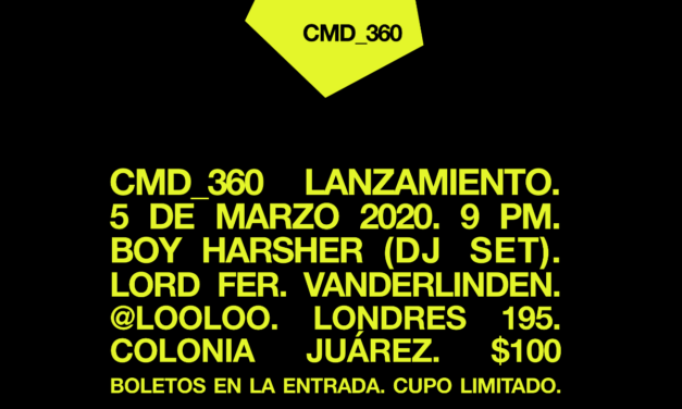 Fiesta de CMD_360 con un DJ set de Boy Harsher