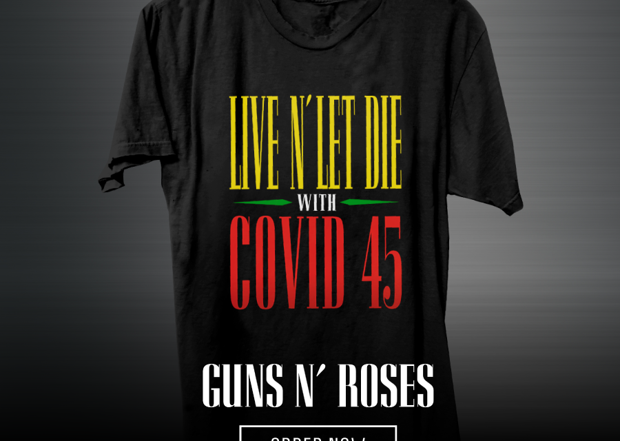 Guns N’ Roses vende playera con fines caritativos