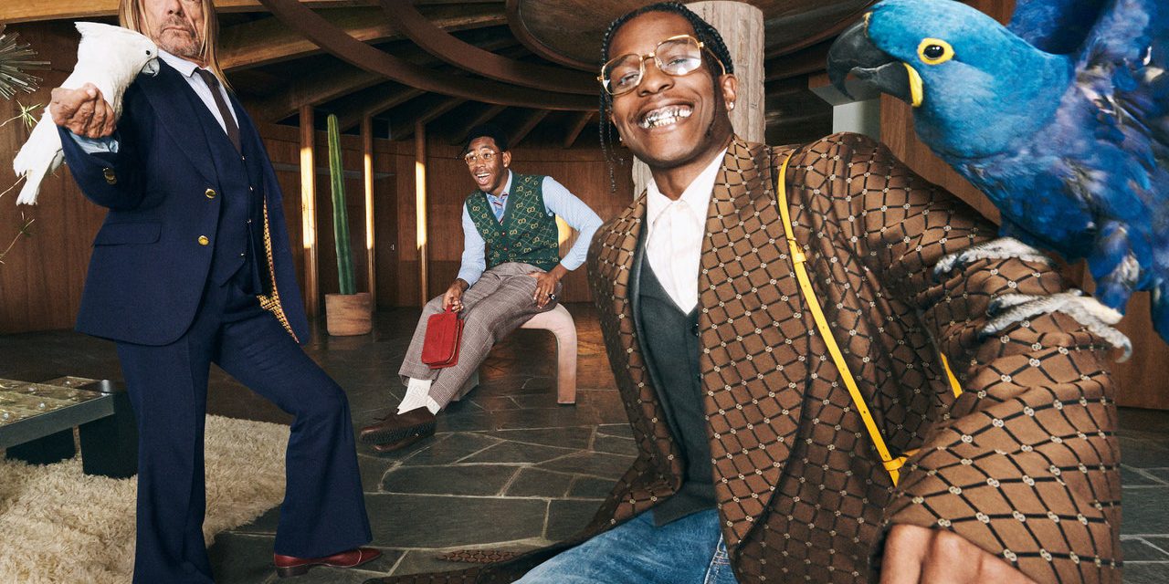 Campaña de Gucci es protagonizada por Iggy Pop, A$AP Rocky, and Tyler, the Creator