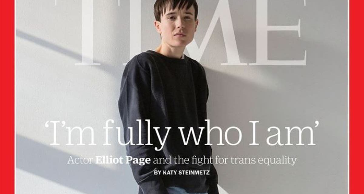 Elliot Page es la portada de la revista Time y da su primera entrevista