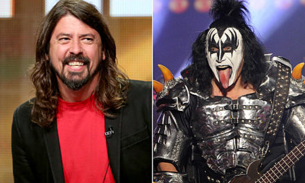 Gene Simmons subió al escenario junto a los Foo Fighters