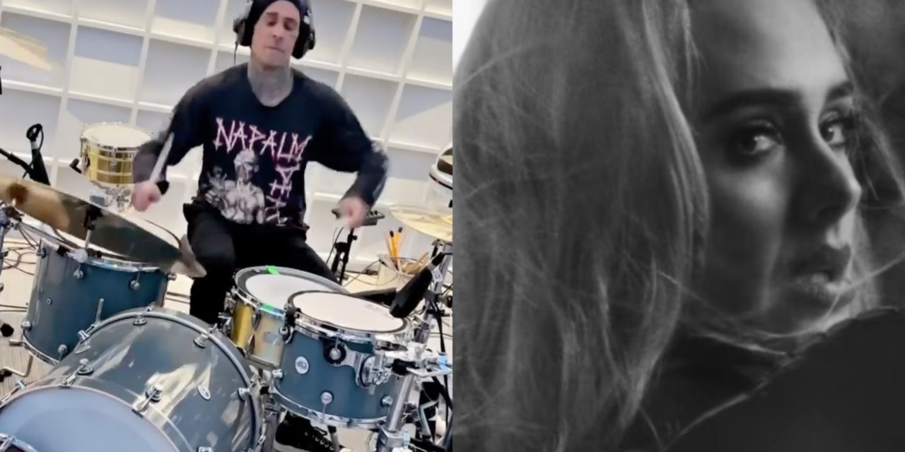 Travis Barker le dio su toque a la canción Easy On Me de Adele