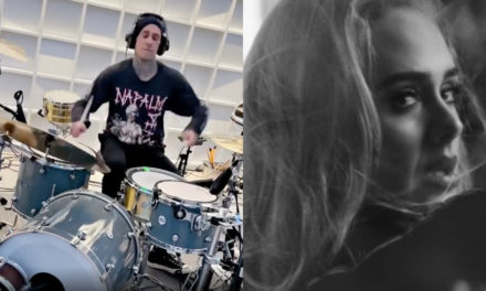 Travis Barker le dio su toque a la canción Easy On Me de Adele