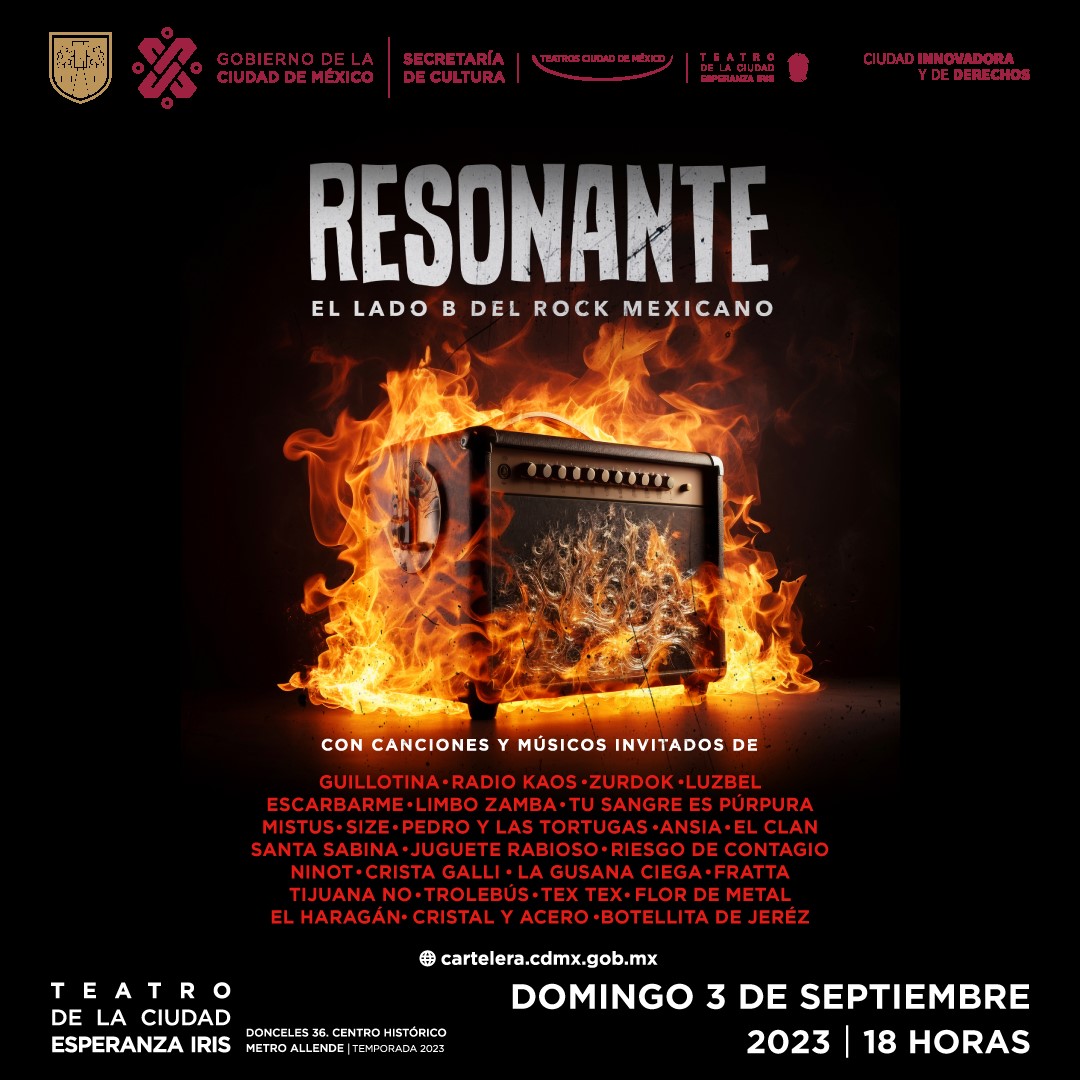 RESONANTE JUL 2023 CARTEL TEATRO CDMX